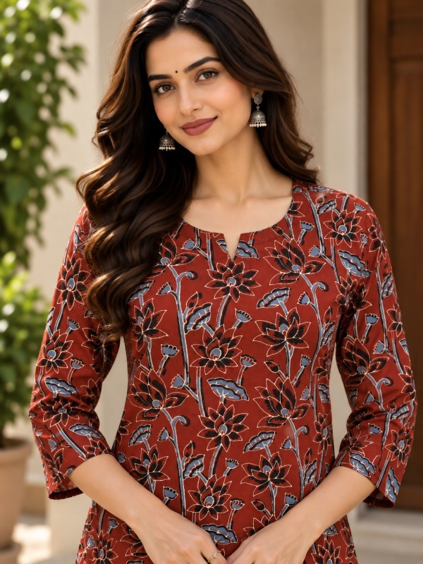 Ritambara Printed Kurta